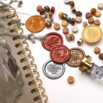 1200pcs Metallic & Red Wax Seal Beads