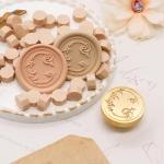 3D Wax Seal Letter Stamp with Wooden Handle
