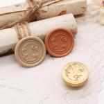3D Wax Seal Letter Stamp with Wooden Handle