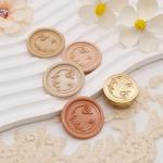 3D Wax Seal Letter Stamp with Wooden Handle