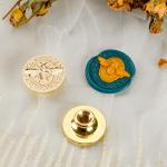 Bee Wax Seal Stamp with Wooden Handle