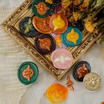 Bee Wax Seal Stamp with Wooden Handle