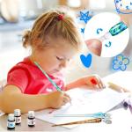 Colorful Glass Dip Pen Ink Set with Holders