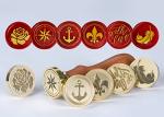 Brass Wax Seal Stamp Kit with 6 Unique Designs