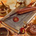 Brass Wax Seal Stamp Kit with 6 Unique Designs
