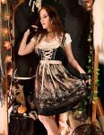 Scarlet Dirndl Dress Set for Festive Occasions