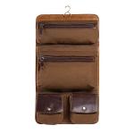 Buffalo Leather Travel Dopp Kit – Yellow Tan