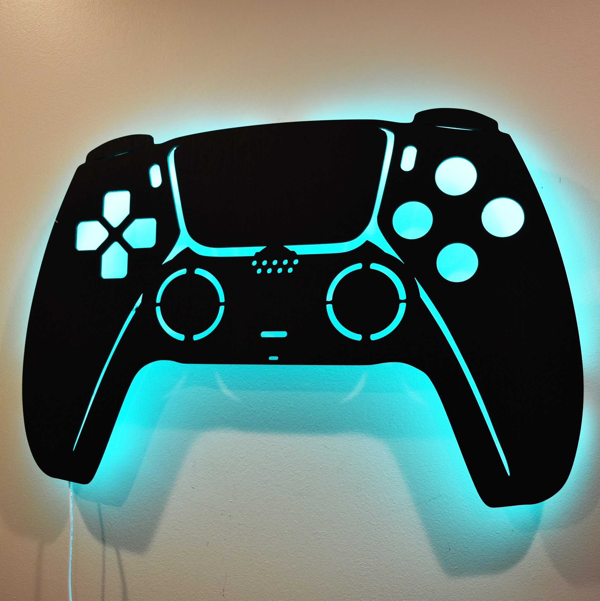24" PlayStation Controller LED Light Sign