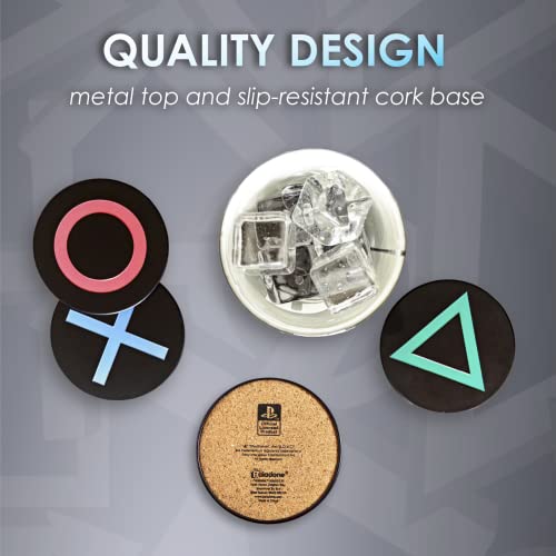 PlayStation Metal Drink Coasters - Set of Four