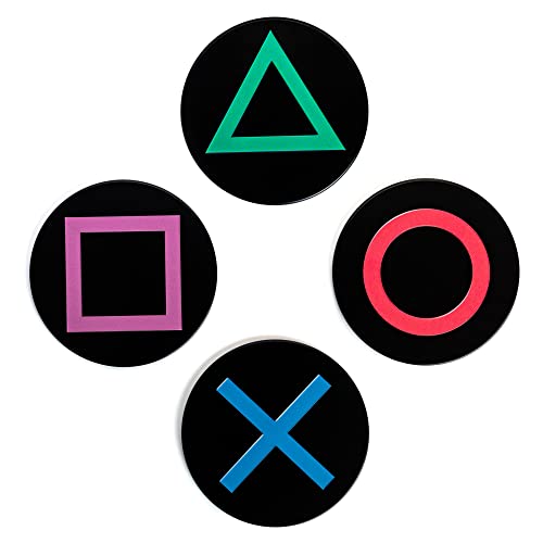 PlayStation Metal Drink Coasters - Set of Four