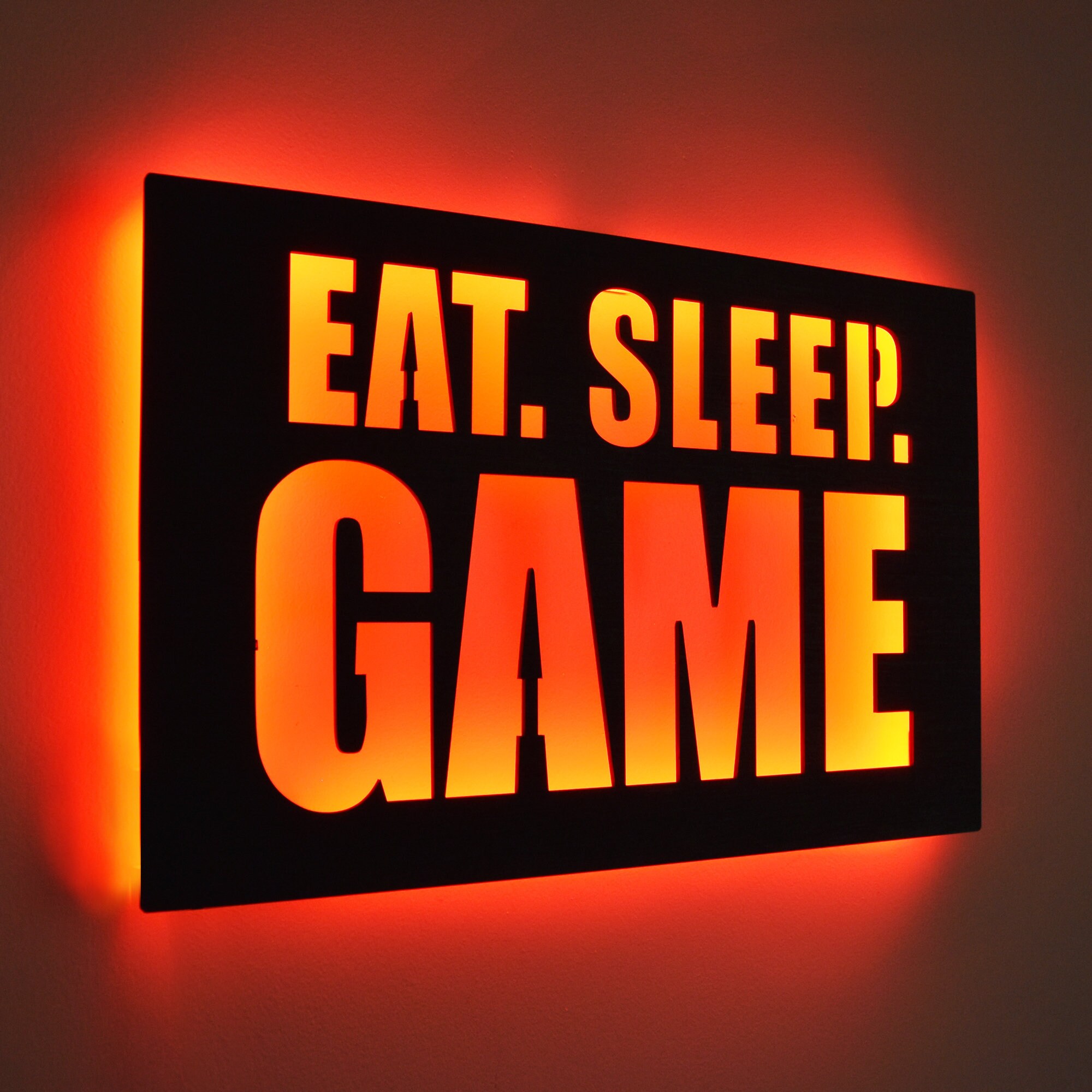 LED Gamer Room Wall Art Decoration