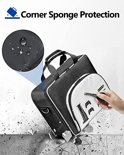 PS5 Travel Bag with Shoulder Strap - Black/White