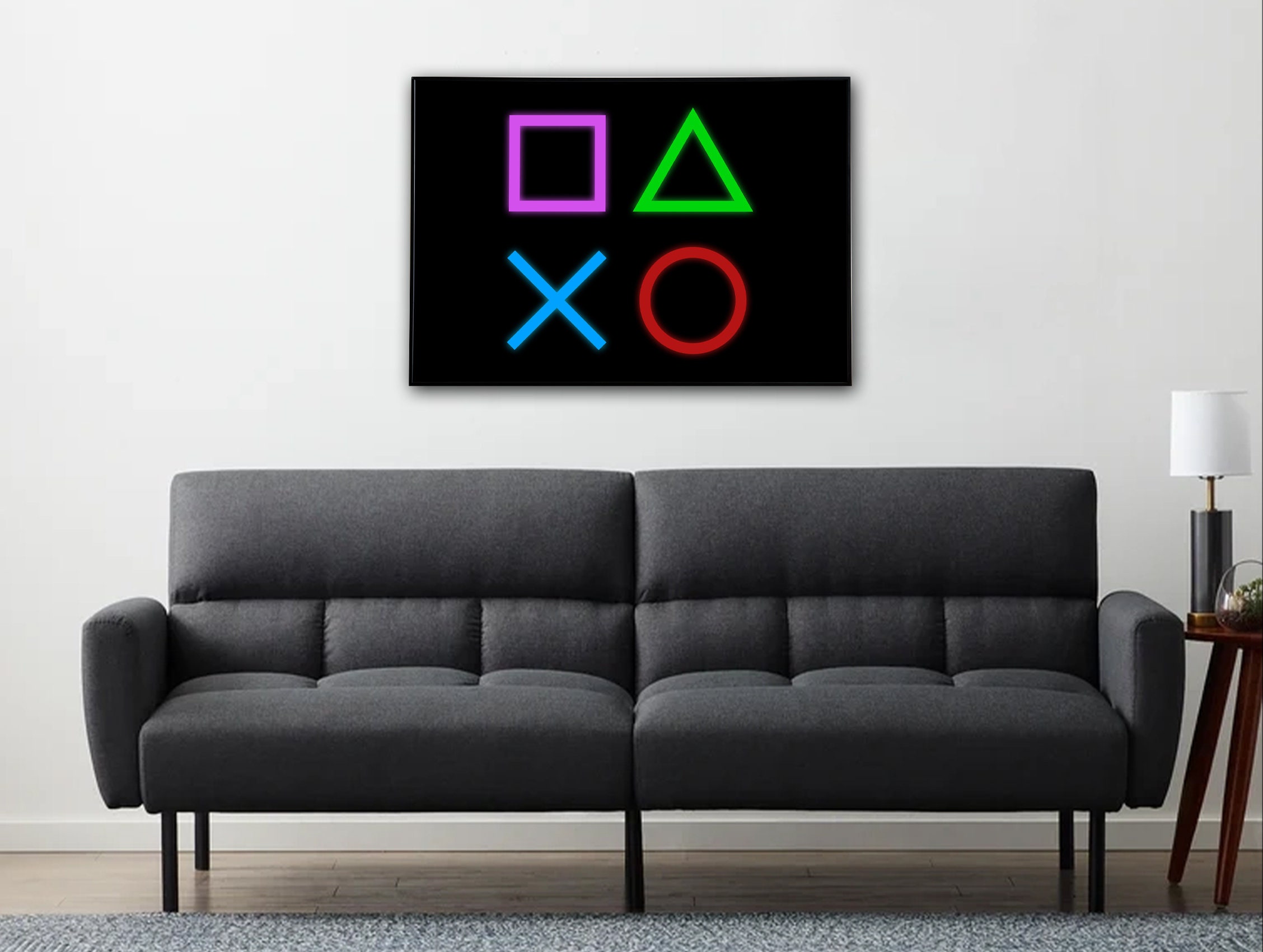 PlayStation Buttons Wall Art Poster