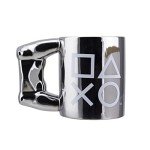 PS4 Silver Controller Ceramic Mug for Gamers