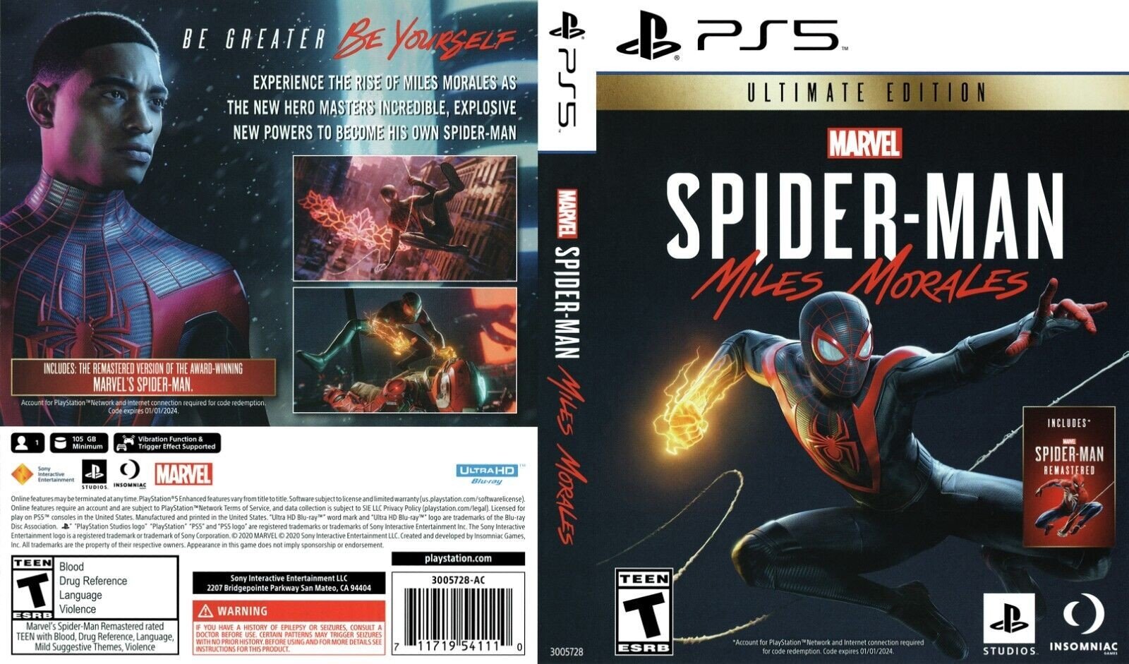 Marvel's Spider-Man: Miles Morales Ultimate Edition PS5