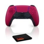 Cosmic Red DualSense Controller with Cleaning Cloth