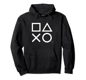 PlayStation 5 Classic White Gamer Hoodie