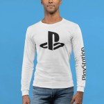PlayStation Graphic Logo Long Sleeve T-Shirt - XL