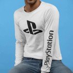 PlayStation Graphic Logo Long Sleeve T-Shirt - XL