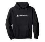 PlayStation Classic White Logo Gaming Pullover Hoodie