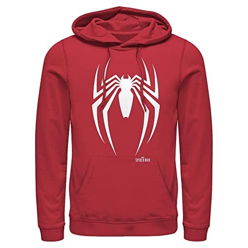 Spider-Man Gamerverse Pullover Hoodie for Men, Red