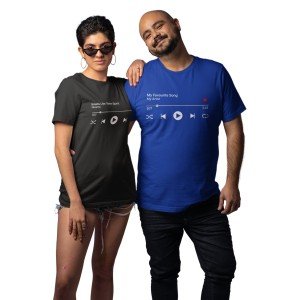 Personalized MP3 Player T-Shirt for Music Lovers