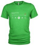Personalized MP3 Player T-Shirt for Music Lovers