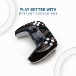 Modded PS5 Controller with HYDROGRAPHIC Technology
