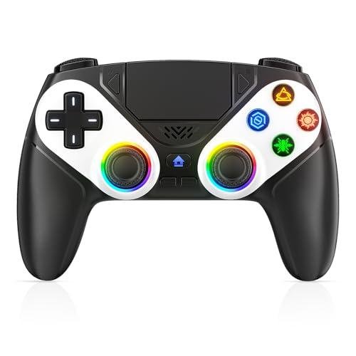 LED Wireless Controller for PS5 with Dual Vibration