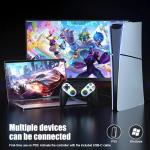 LED Wireless Controller for PS5 with Dual Vibration