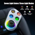 LED Wireless Controller for PS5 with Dual Vibration
