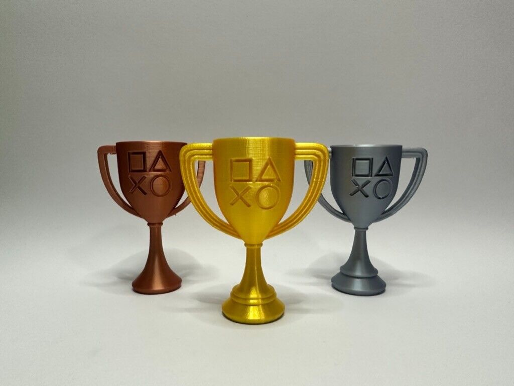 Playstation Trophy 3D Printed PS5 Trophy
