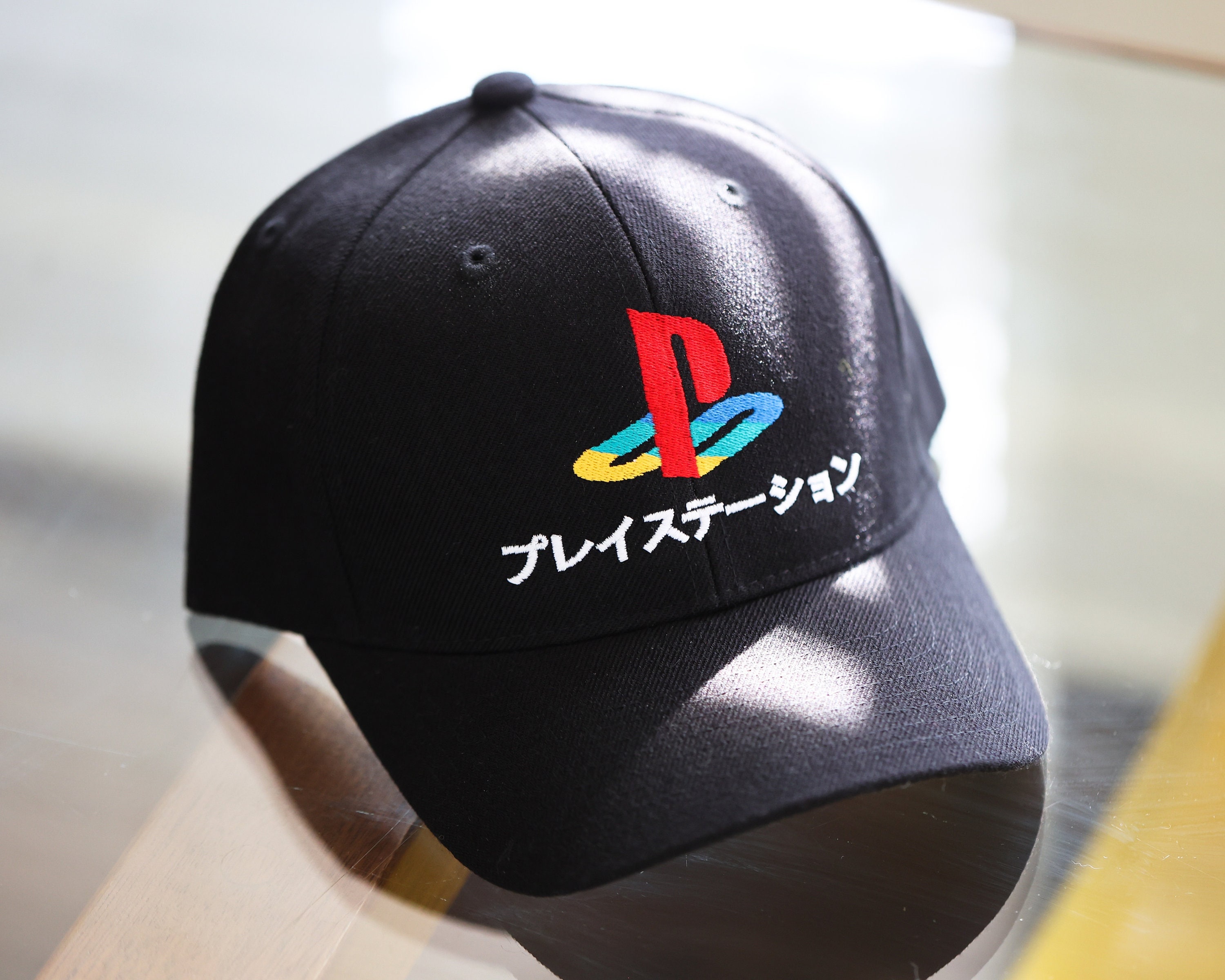 PS1 PlayStation Japanese hat - embroidered -retro gaming