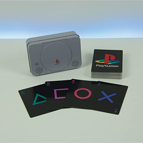 PS Playing Cards in Console Tin - Gamers