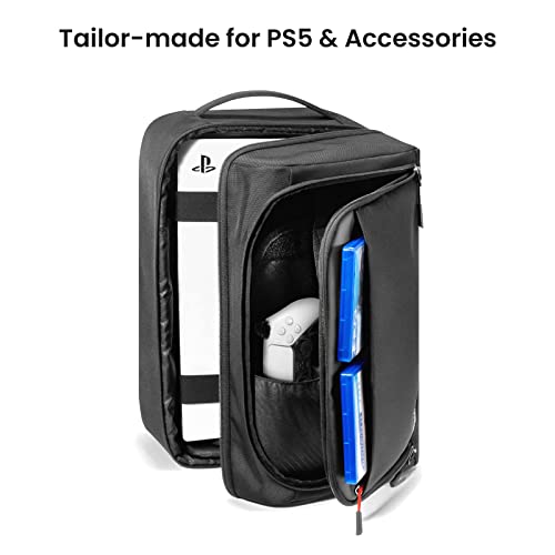 PS5 Travel Backpack with Protective Storage Bag