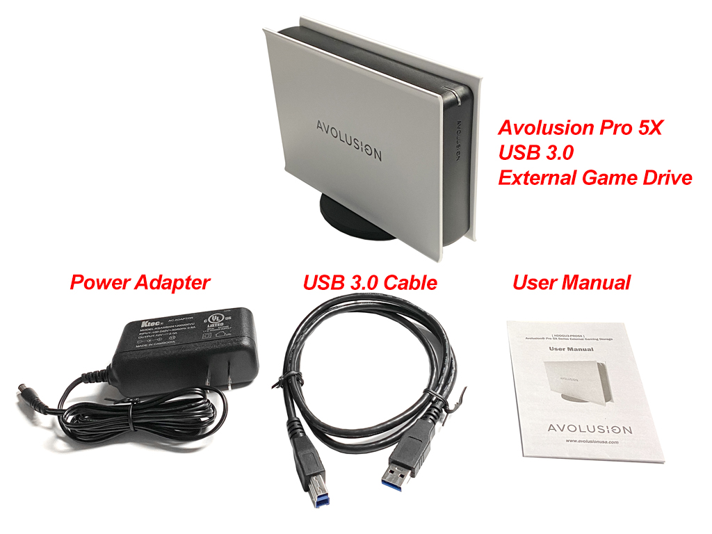 3TB USB 3.0 Gaming Drive for PS5
