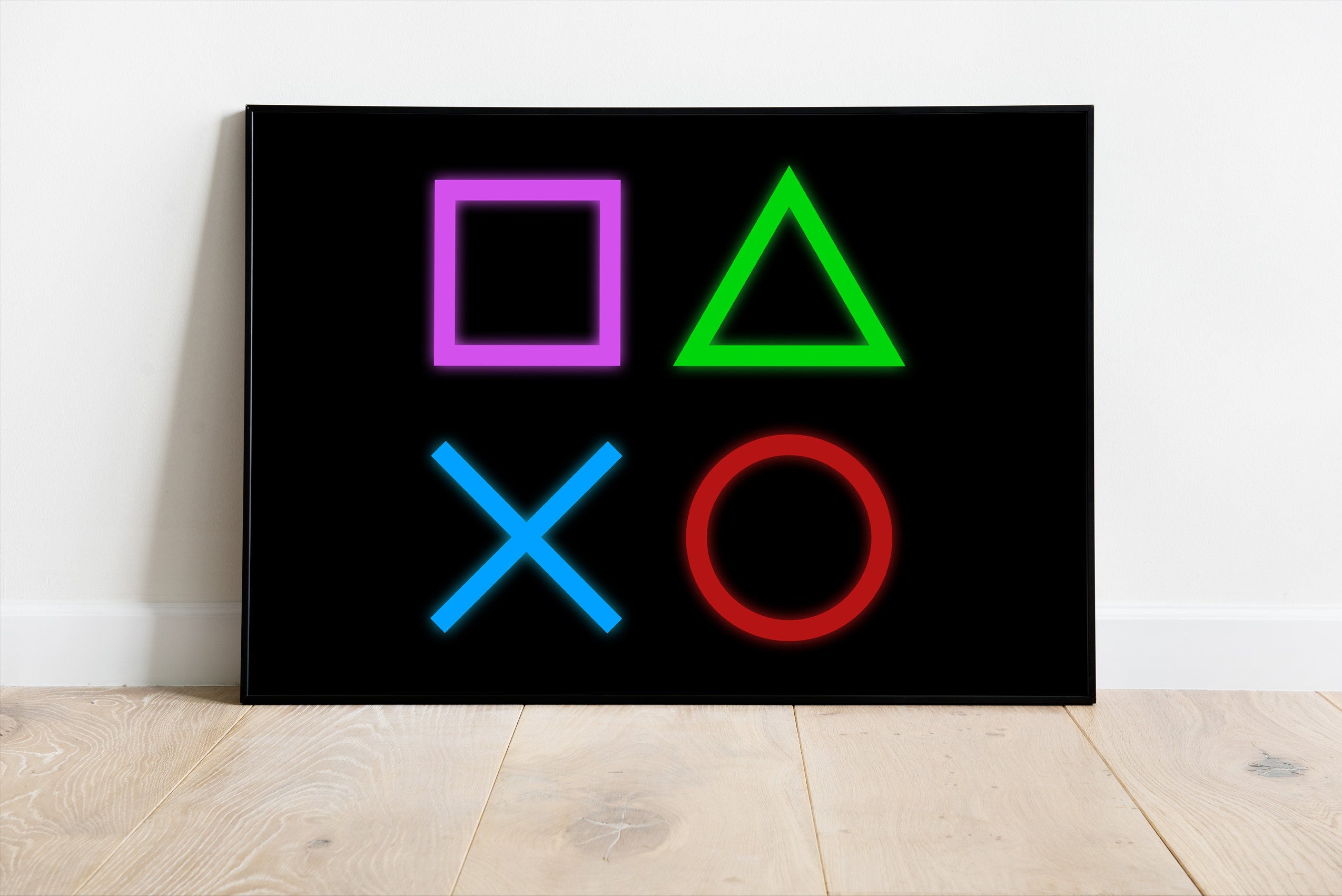 PlayStation Buttons Wall Art Poster