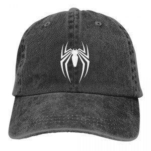 Vintage PS5 Spider Symbol Distressed Cotton Cap