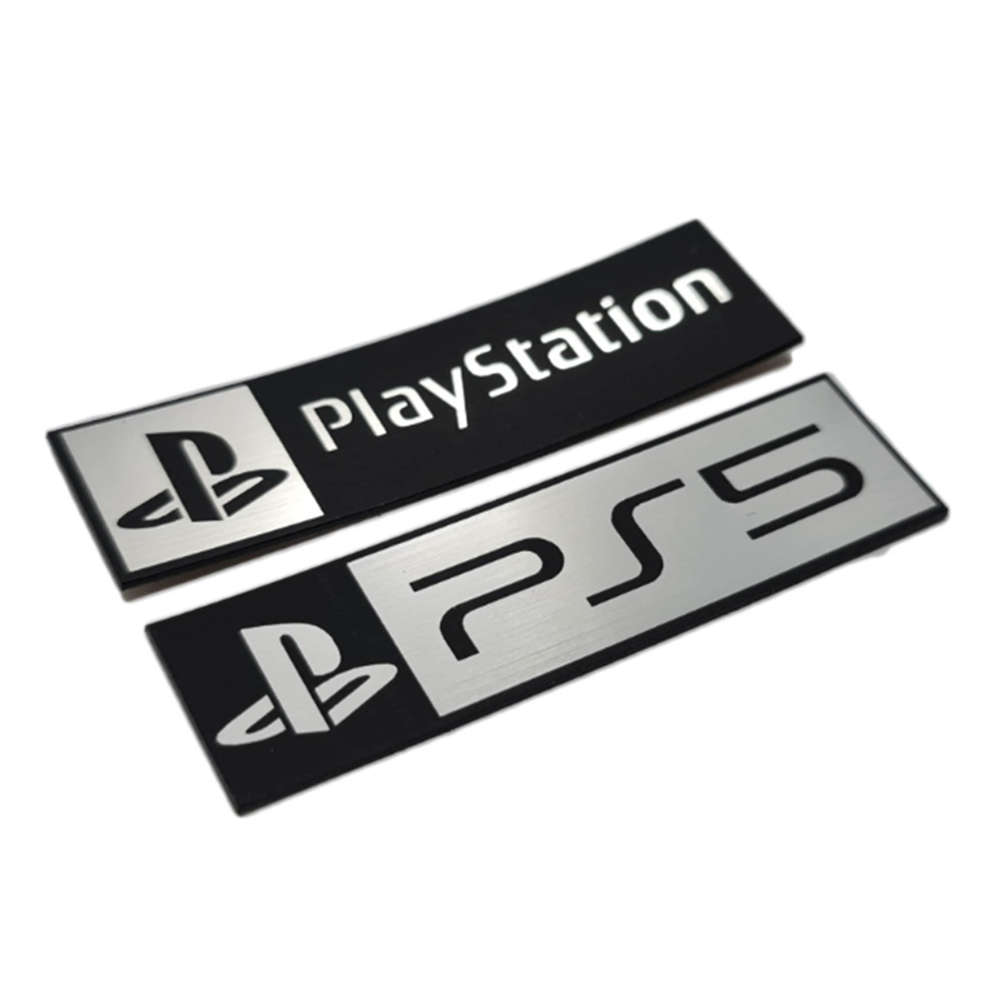 PS5 Sticker Case Badge Decal - Two Emblems