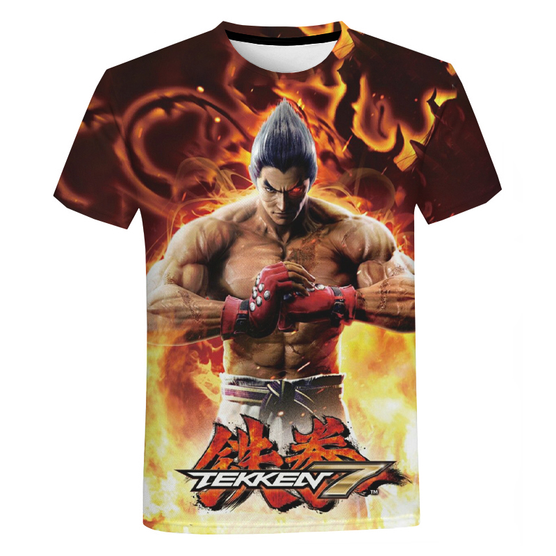 Tekken 7 3D Printed PS5 Oversized T-Shirts