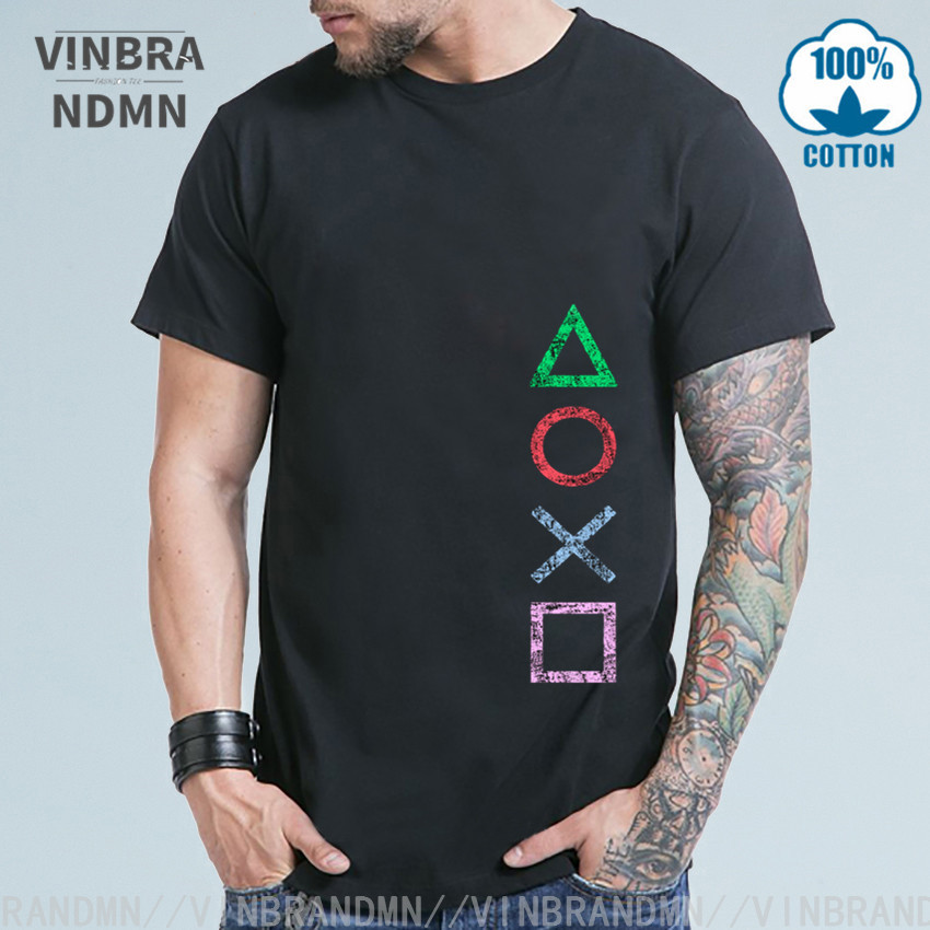 Retro PS Logo T-Shirt for Gamers