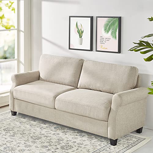 ZINUS Josh Sofa Couch / Easy, Tool-Free Assembly, Beige