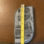 Signed Ona Tago Black Soapstone Shaman Carving