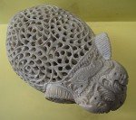 Soapstone Elephant Carving with Baby - 5" Collectible