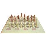 Hand-Carved Soapstone Animal Chess Set from Kenya