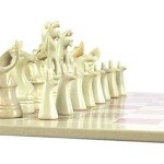 Hand-Carved Soapstone Animal Chess Set from Kenya