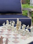 Hand-Carved Soapstone Animal Chess Set from Kenya