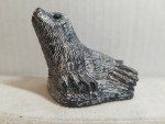 Hand Carved Soapstone Seal Sculpture by Al Wolf