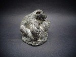 Wolf Sculpture with Bear Cubs Carving