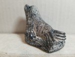 Hand Carved Soapstone Seal Sculpture by Al Wolf